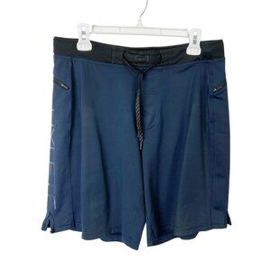 Hylete Above Knee‎ Gym Shorts Men’s Size Medium Blue